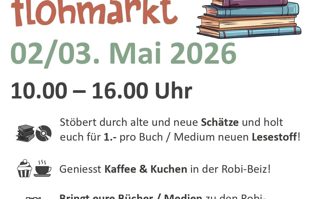 Frühlingsbücherflohmarkt 2026