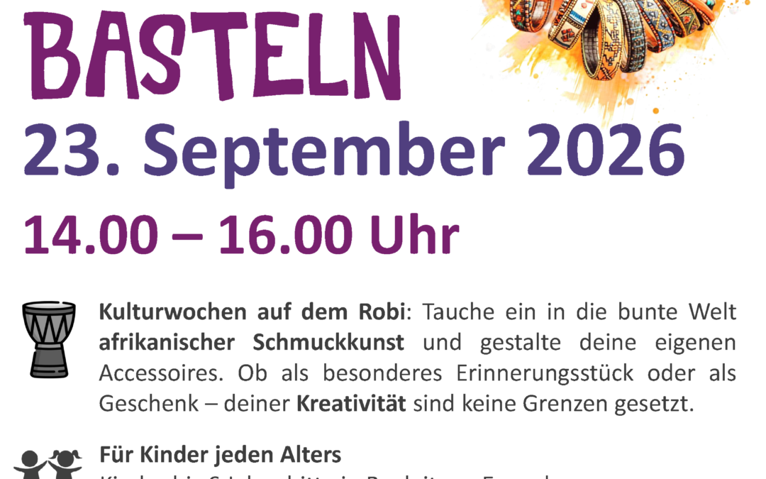 Kulturwochen 2026: Schmuck basteln